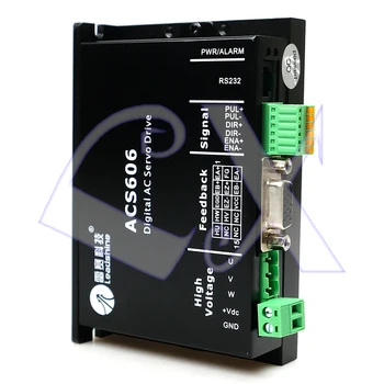 Pôvodné Leadshine DC servo ovládač ACS606 práce na 24-60VDC 3-fázový servo ovládače môžete tlačiť 50W-200W BLM servopohonom