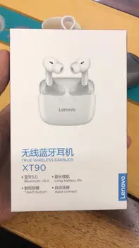 Originálne Lenovo XT90 TWS Bezdrôtové Slúchadlá Bluetooth 5.0 Dual Stereo Bass Touch Ovládania Dlhý Pohotovostný 300mAH pre iphone 12
