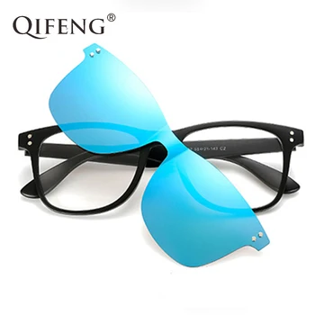 Móda Optické Okuliare Rám Muži Ženy Klip Na Magnety Polarizované slnečné Okuliare Krátkozrakosť Okuliare Predstavenie Rám QF051