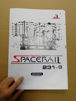 Spacerail Level 9 horská Dráha Model Budovy Súpravy #231-9 Stupeň Železa Loptu Mramor Spustiť Hračka Biela Železničnej 70000mm