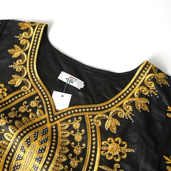 H&D 5XL Plus Veľkosť Dashiki Ankara Šaty Pre Ženy Afriky Maxi Šaty Bohatou Ženou Bazin Šaty Afriky Turban Lady Oblečenie Boubou