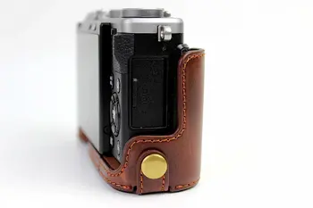 Nové Originálne Kožené Fotoaparát Prípade FujiFilm Fuji X70 X-70 Videa Pol Taška Profesionálne spodný kryt