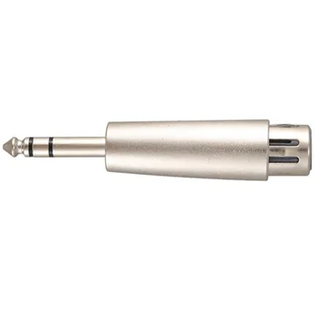 Nové XLR, aby ženy 6,3 mm JACK VIESŤ KONEKTOR Mikrofónu Mikrofón Patch kábel Kábel Adaptéra