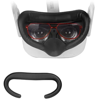 Mäkké Kožené VR Okuliare, Masky Kryt Pad Potu VR Helmy Oko Masku na Tvár Kryt pre Oculus quest 2 Tváre Rozhranie Držiak