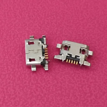 50pcs Mini Micro USB Konektor Nabíjania Socket Port Konektor napájania konektor dock Pre Lenovo K6
