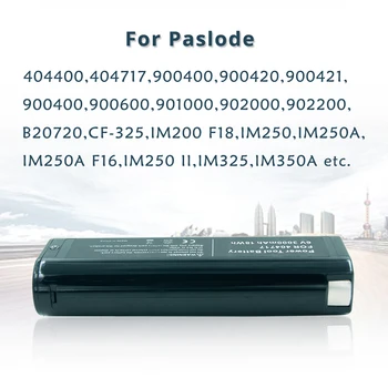 6V 3.0 Ah NIMH Nabíjateľné Náradie Batérie pre Paslode 404717 CF-325 IM200 IM250 900400 900420 900421 900600 901000