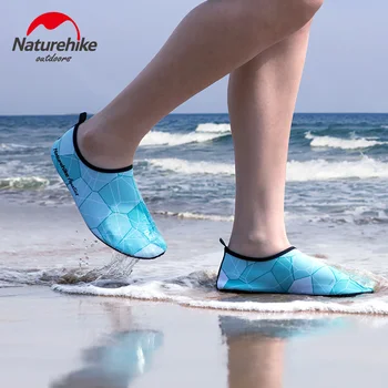 Naturehike Priedušná Pohodlné Šnorchlovanie Ponožky topánky Rýchle Suché detské plávanie proti prúdu topánky Vodné Športy na Pláži ponožky