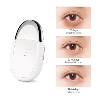 EMS Ion Oko Masér Tepla Magnetické Upozorňuje na Starostlivosť o Oči Zariadenie Redukuje Očné Tašky Tmavé Kruhy Zbavuje Únavy Očí Pokožky Utiahnite