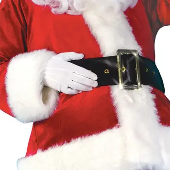 Dospelých Santa Claus Kostým, Oblek Plyšové Otec Nóbl Oblečenie Vianoce Cosplay Rekvizity Mužov Kabát Nohavice Fúzy Pás Klobúk Vianočný Set