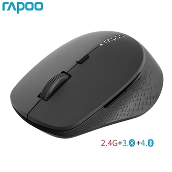 Rapoo M300S Bezdrôtový Qi Plnenie Myš, 1600DPI Multi-Režim bluetooth 3.0/4.0 Bezdrôtová Optická Myš pre počítače Notebooky