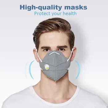 5 ks/10Pcs Masku, Disposable Non wove 6 Vrstva Vrstva Filter Maska na ústa, Tvár masku Priedušná Earloops Masky PM2.5 Proti Prachu Masky