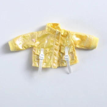 Nové ob11 detské oblečenie 1 / 12bjd cool oblečenie svetlých flash vrecku bundy Molly bábiky oblečenie GSC P9 bunda jacket bábika príslušenstvo