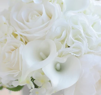 Iffo nový produkt vlastné nevesta brošňa kytice, svadobné kytice nevesty corsage bridesmaid, zápästie kvetinové svadobné Umelý kvet hodvábnej
