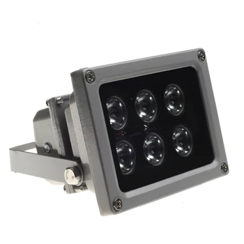ESCAM CCTV LED IR iluminátor infračervené lampy 6pcs Pole Led IR Vonkajšie Nepremokavé Nočné Videnie CCTV Vyplniť Svetla pre CCTV Kamery