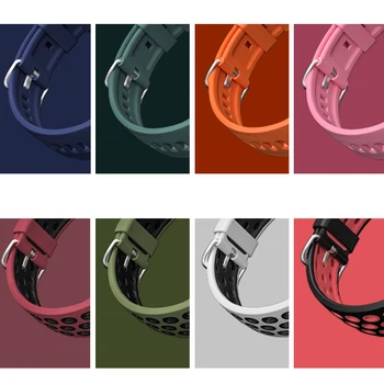 Silikónové Watchbands HUAWEI SLEDOVAŤ GT 2e Priedušná Multihole Šport Popruh Nastaviteľné Náhradné Pásmo Pre Huawei Sledovať GT2e Popruh