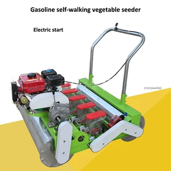 Sejací stroj poľnohospodárskej presnosť kvetináč nové malé ruky push elektrické automatické multi-funkcie nastaviteľné 6 riadok seeder