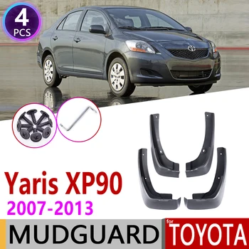 Mudflap pre Toyota Vios Yaris Limo XP90 Sedan Sedan 2007~2013 Blatník Mud Guards Splash Klapky Blatníka Príslušenstvo 2008 2009 2010