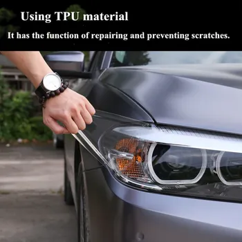 Auto Styling čierne Transparentné TPU Obnovenie Ochrany Nálepky Auto Svetlometu Ochrannou fóliou Pre BMW Radu 3 G20 G28 2019