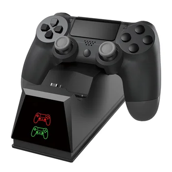 Dual USB Gamepad Nabíjacej Kolísky Prachotesný Prenosné Účtovná Výzdoba pre PS4 Slim Pro Ovládač Napájací Stojan Stanice