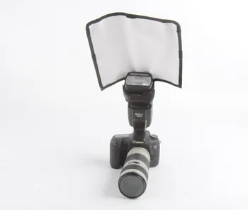 Flash Difúzor Univerzálny Skladací Flash Reflektor Snoot Difúzor Softbox pre Canon, Nikon, Sony Yongnuo Pentax
