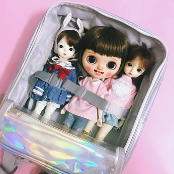 2019 nové 1/4 1/6 bábika taška odchádzajúce pakety pre blythe 30 cm bábiku príslušenstvo bábika Skladovanie taška taška cez rameno