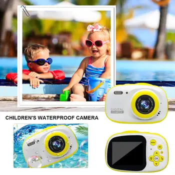 Vodotesný IP68 Deti odfotiť, Fotoaparátu, Full HD 1080P Prenosné Digitálne Video Kamera 2 Palcový LCD Displej Deti Pre Dieťa Štúdia