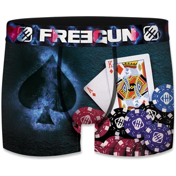 FREEGUN SUBLIM Pack 6 Pánske boxerky vyrobené z mikrovlákna, vytlačené v rôznych farbách