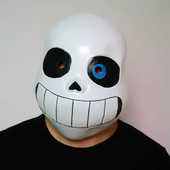 Anime Undertale Sans Cosplay Latex Maska Halloween Fantázie Sans Latex Prilba Film Hra Cosplay Kostým Rekvizity Masky na Halloween