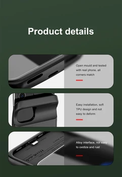 I12 Moc puzdro Pre iPhone 12 Pro Max Nabíjačka Prípade Tenký Silikónový shockproof Nabíjací Výkon Banka puzdro Pre iPhone 12 Mini