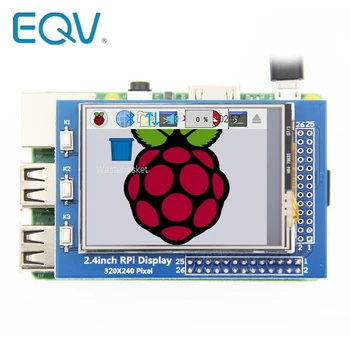 EQV 2.4 / 2.8 palcový 320*240 Dotykový Panel TFT LCD Modul Displeja pre Raspberry Pi GPIO Vstup