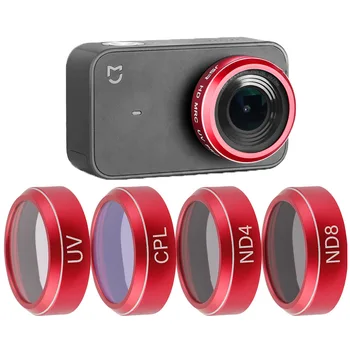 Mijia 4K Akcia Fotoaparát Filter UV CPL ND 4 8 Neutrálne Filtre Nastavené Pre Xiao Mi ťia Mini 4K Šport Objektív Kamery Príslušenstvo