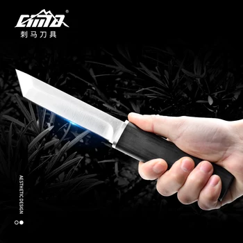 CIMA D2 oblasti prežitie nôž, vojenské nože, self-defense chladné zbrane, vonkajší kované nože, ostré prenosné šabľami