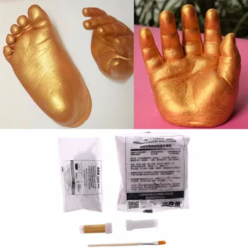 3D Omietky Handprints Stopy, Baby, Deti, Dospelých, Ruky, Nohy Odlievanie Auta drahocenná pamiatka