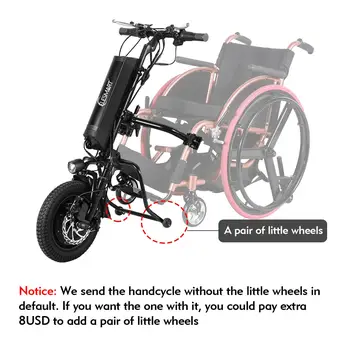 BULU Elektrický invalidný Vozík, na prestavbu Traktor KT LCD Displej 36V 350W Handcycle Elektrický Vozík Motorové Kolieska s akumulátorom
