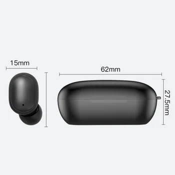 Nové H6 Bezdrôtové Slúchadlá Bluetooth 5.0 Slúchadlá TWS HIFI Mini In-ear Športové Bežecké Headset Podporu iOS/Android Telefóny HD Hovor