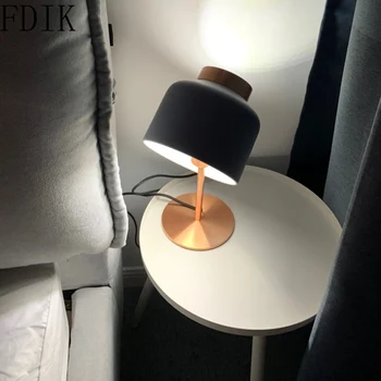 Nordic Kovové Led Lampy na písací Stôl Moderný Macaron Stolové Osvetlenie pre Nočné Obývacia Izba, Kancelária, Krytý Loft Výzdoba Osvetlenie Lampa na Čítanie