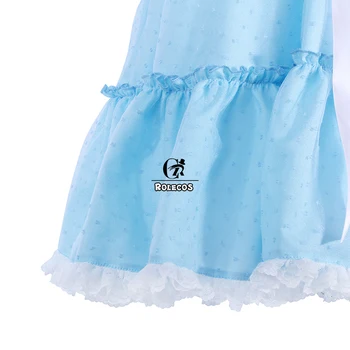 ROLECOS Lolita Modré Šaty Svieti Dvojičky Cosplay Kostým Halloween Kostým Ženy Sladké Šaty Renesancie Viktoriánskej Šaty