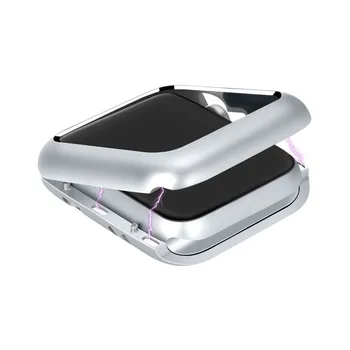 Kovové Magnetické Sledovať Chránič puzdro pre Apple Hodinky 42mm 38 mm Hliníka, Nehrdzavejúcej Ocele, Kovové Ochrany Prípadoch i-Hodinky Série
