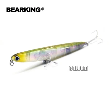 Bearking profesionálne rybárske nástrahy,110 mm 13g top vody pencilbait,walkdog akcie ,6colors pre vybrať,rybárske náčinie, pevný návnada