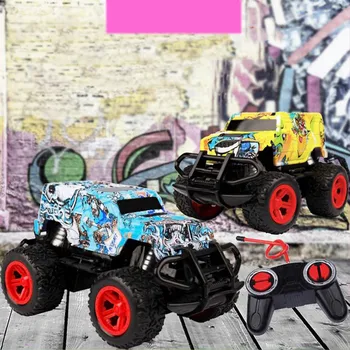 Stroj na ovládanie rc auto detské hračky Bezdrôtový Štyroch smeroch Diaľkové Ovládanie Off-road Vozidla, Model Graffiti coche kontroly remoto