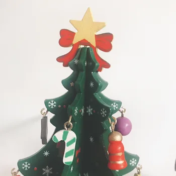 Mini Drevené Veselé Vianoce Strom Tabuľka Dekor Vianočný Stromček, Ozdoby, Vianočné Dekorácie Šťastný Nový Rok Domova Darček