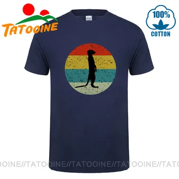 Tatooine, Vintage Veterinárnej Suricate Cicavce Zvierat Meerkats Milovníkov T-shirt muž Retro Voľne žijúcich živočíchov Dar Lásky Meerkat T shirt pre mužov