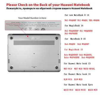 Pre HUAWEI MateBook X Pro 2019 13.9/MateBook 13 14/D14 D15/Česť MagicBook 14 15 -pevný akvarel Prenosné puzdro