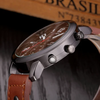 Pánske Hodinky Mužov, Kožené Quartz Hodinky Muži Móda Vintage hodinky Relojes Lujo Marcas Mužov Montre Homme de Marque relogio masculino