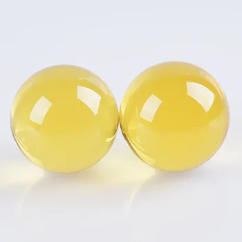 1PCS 60 mm Žltá K9 Crystal Ball 6typ sklenenú Guľu Pre Svadobný Dar Domov Ozdoby Modern Vintage Dekor Veľkoobchod