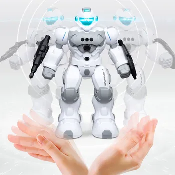 Diaľkové Ovládanie Robot Multi-funkcia Nabíjania cez USB detské Hračky RC Robot Bude Spievať Tanečné Akcie Obrázok Gesto Senzor hračky, darčeky
