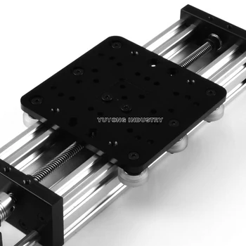 Čierny Eloxovaný Hliník XLarge C-Beam Portálové Set s V-Slot) Pevný V Kolesa Kit pre CNC Stroj Časti