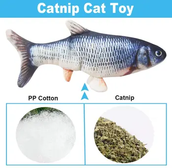 30 CM elektronické cat hračka 3D ryby elektrické nabíjanie pomocou pripojenia USB, simulácia ryby hračka cat hračka pet mačka dodávky
