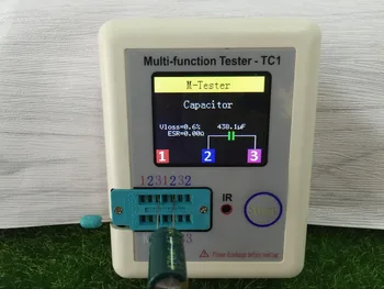 Nové Tranzistor Tester TFT Dióda Triode Kapacita LCR Meter ESR NPN PNP MOSFET