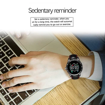 LIGE 2019 Nový oceľový smart hodinky mužov, kožené smart hodinky sport Pre iPhone Android smartwatch Informácie pripomienka Fitness tracker